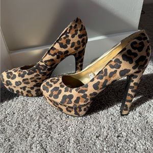 Leopard Print High Heels